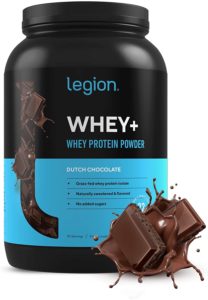 Legion Whey+ Chocolate Whey Isolate Protein Powder from Grass Fed Cows סקירה