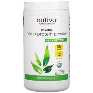 Nutiva, Organic Superfood, Hemp Protein, 15 G, 16 oz (454 g)