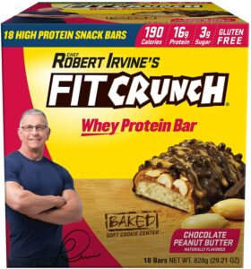 FITCRUNCH Chef Robert Irvine's Whey Protein Bars