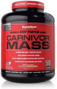 MuscleMeds Carnivor Mass Diet Supplement גיינר מומלץ