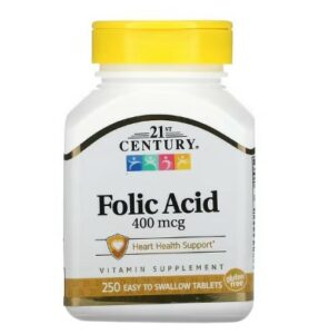 21st Century Folic Acid 400 mcg Tablets